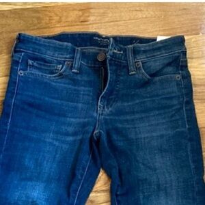 NWT-Women's Lucky Brand Dark Blue Ankle Jeans